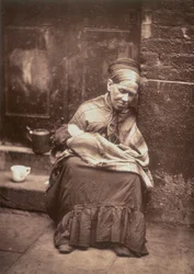 A kúszók, a „Street Life in London” című műből, 1877-78